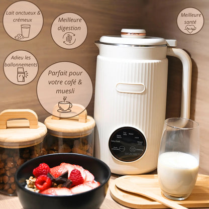 La machine pour un lait végétal 100% sain
