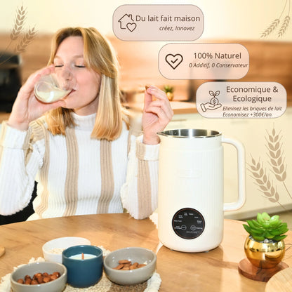 La machine pour un lait végétal 100% sain