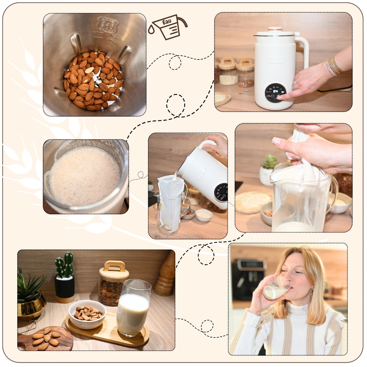 La machine pour un lait végétal 100% sain