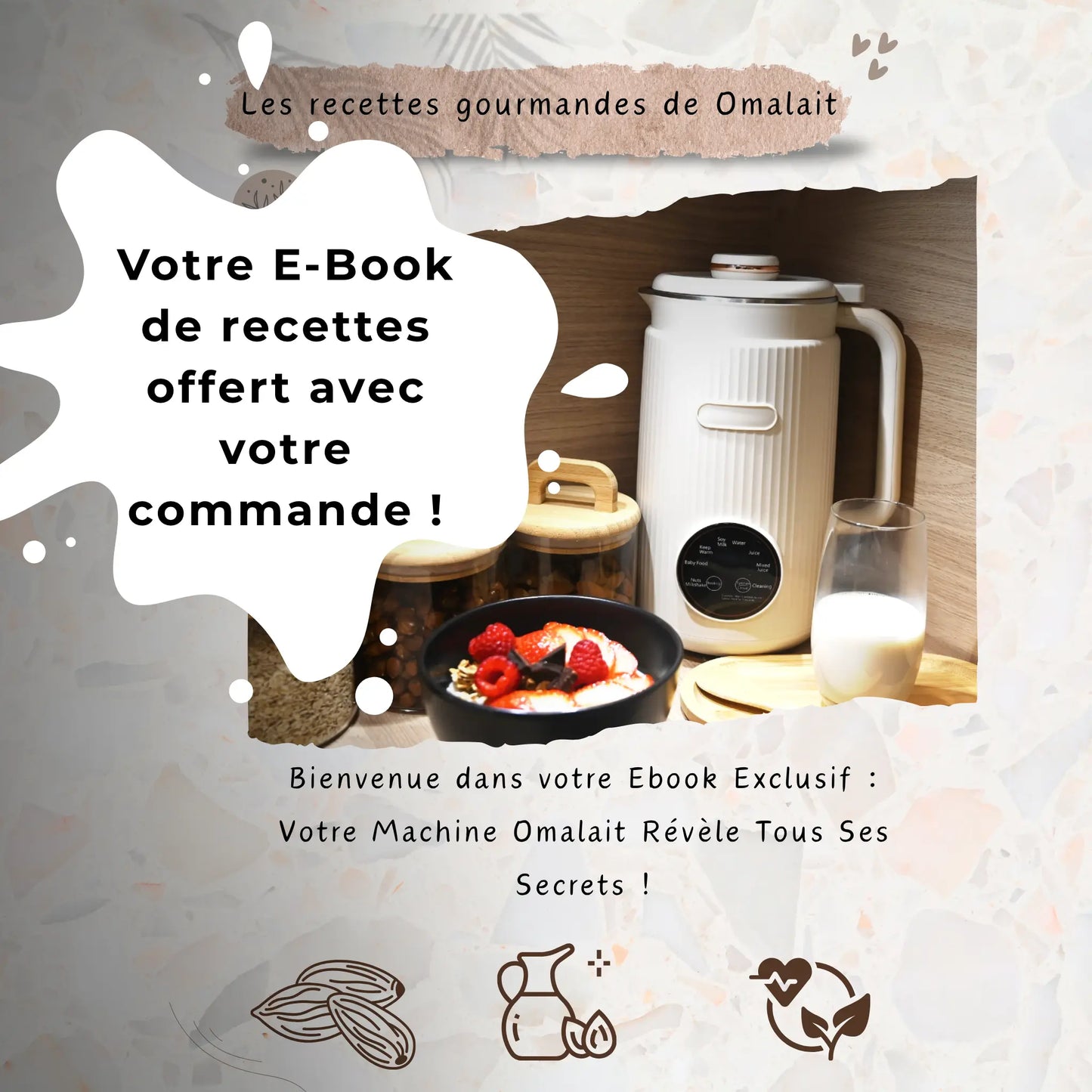 La machine pour un lait végétal 100% sain