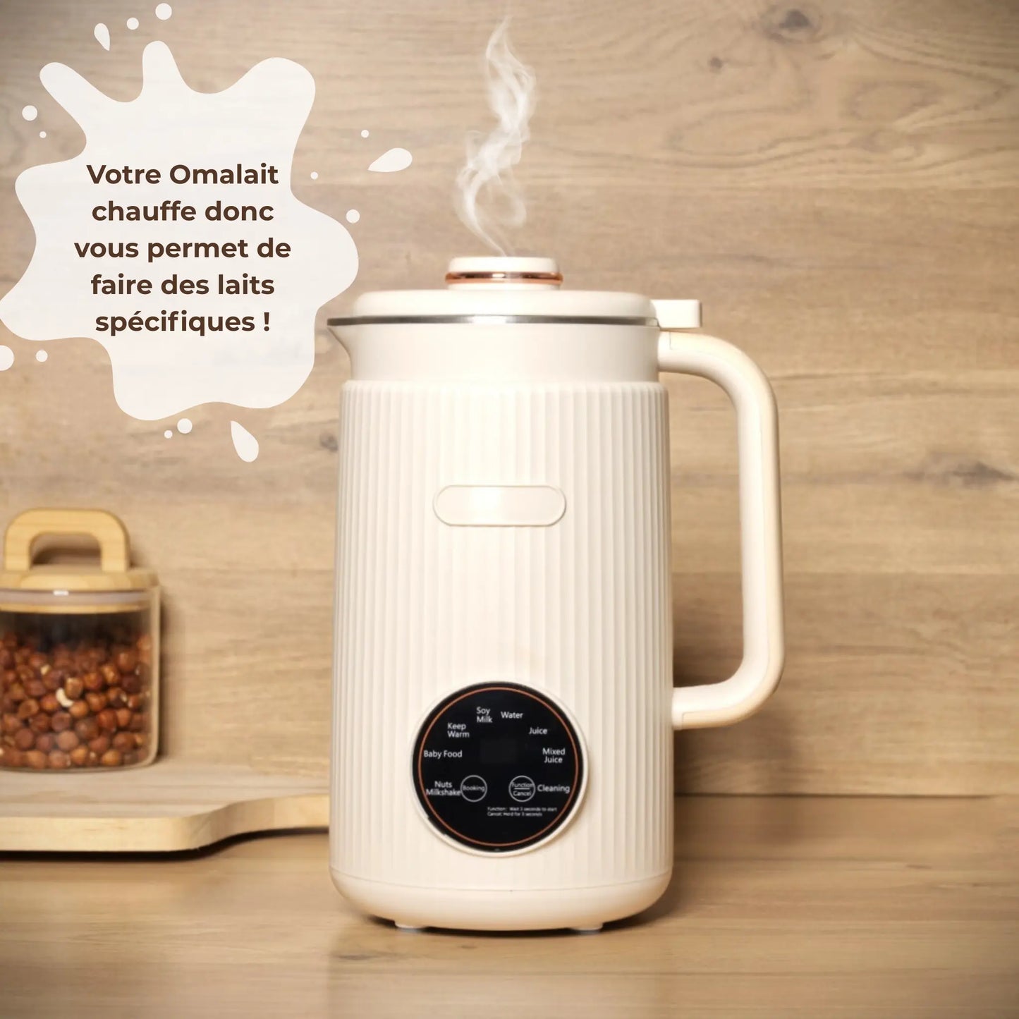 La machine pour un lait végétal 100% sain