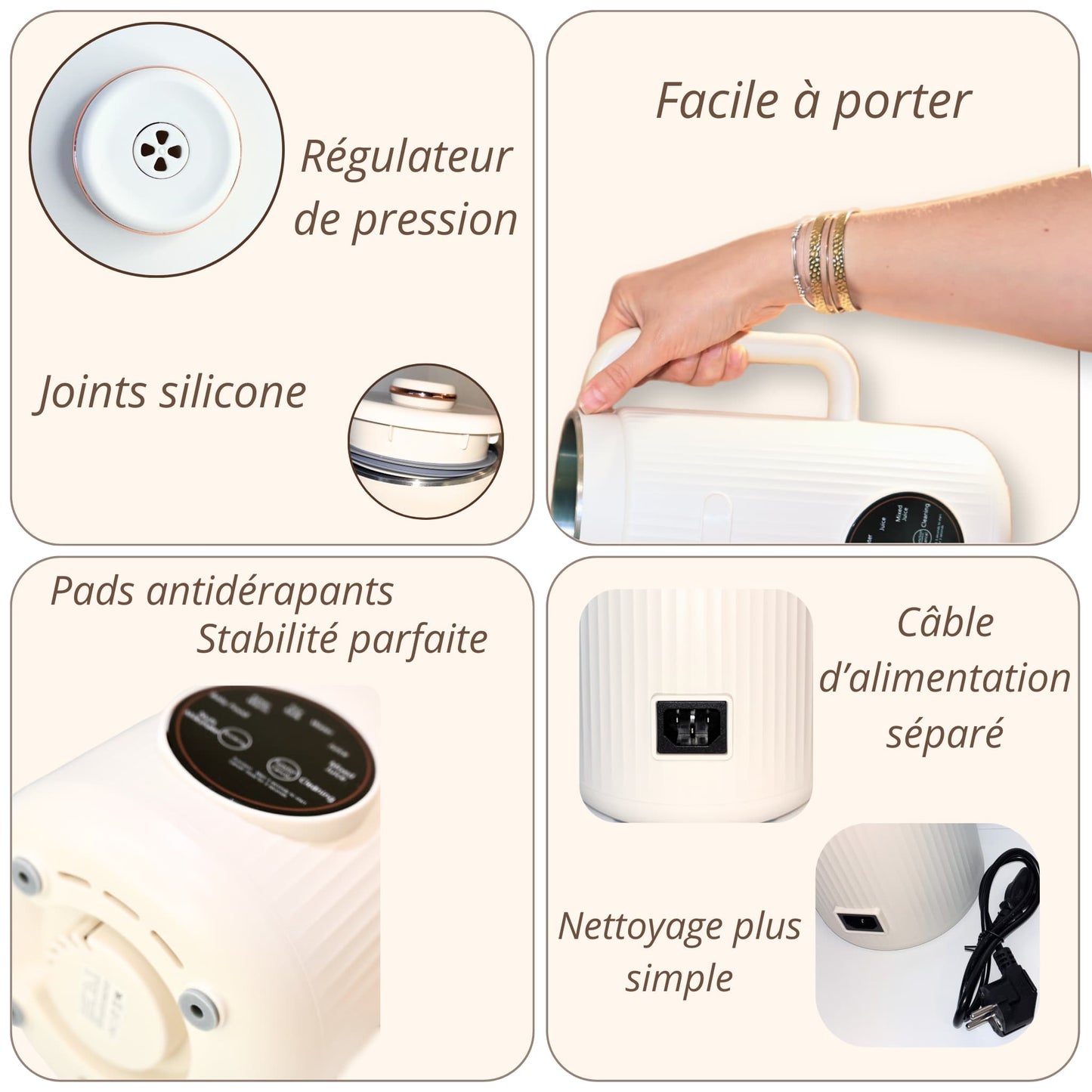 La machine pour un lait végétal 100% sain